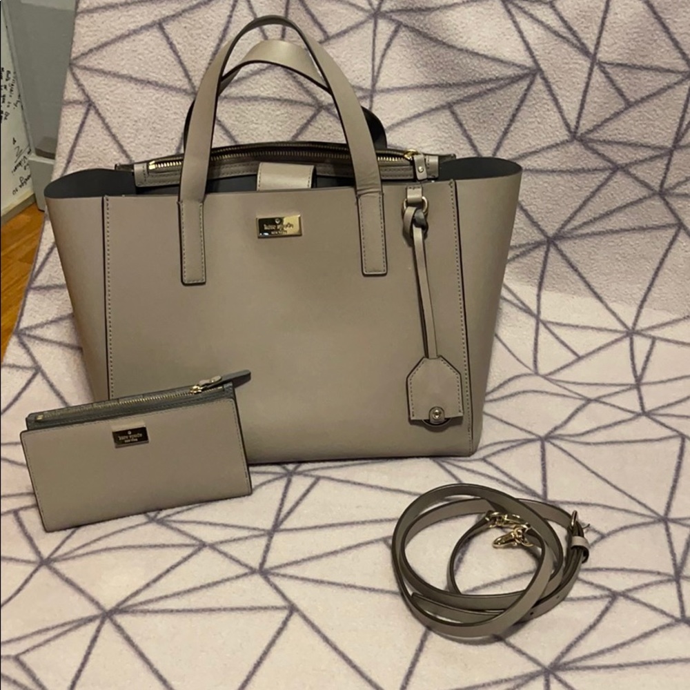 Kate sped satchel & wallet